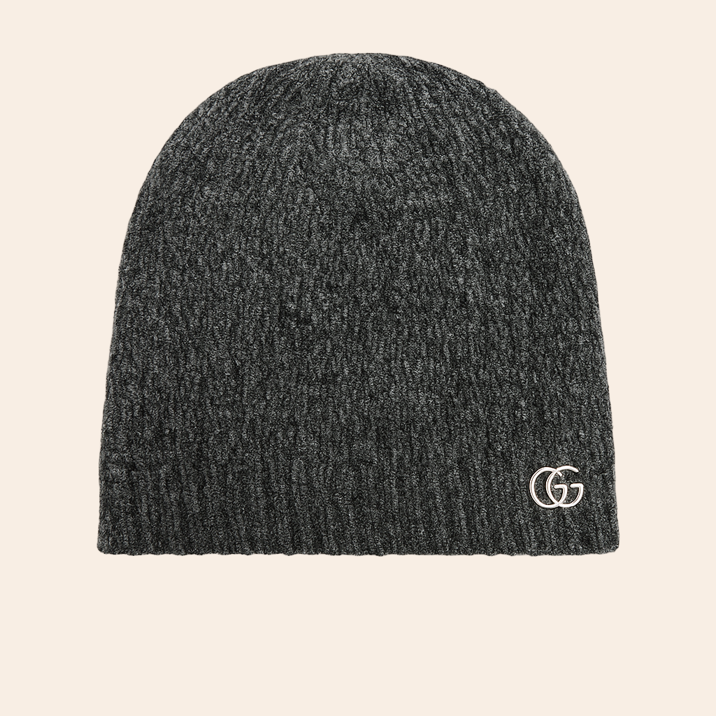 grey baby beanie