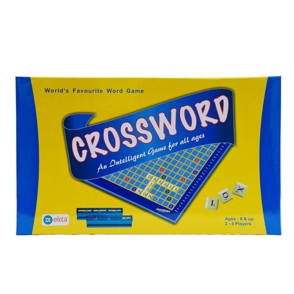 crossword board game for kids (2-4 players game)