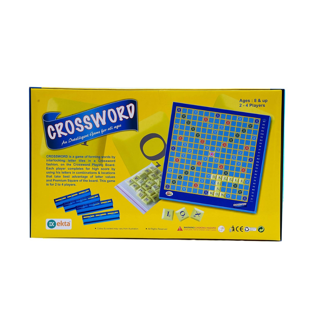 crossword board game for kids (instructions)
