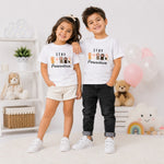 cute cat paw kids white t-shirt (girl & boy)