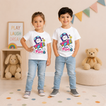 Cute Pilot Printed Graphics White T-Shirts Models