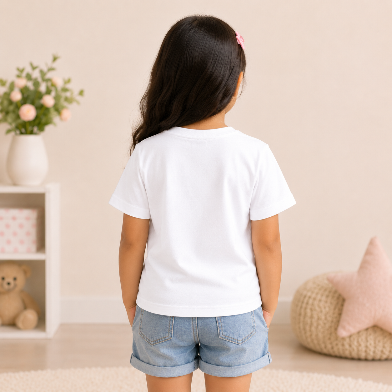 Dadi's Favourite Kids T-Shirt with Dadi & Granddaughter Design | Age 1-10 Years