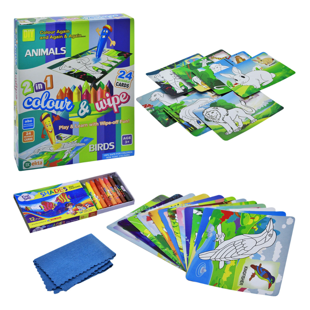 Animals & Birds Educational Activity Kit for Kids 
