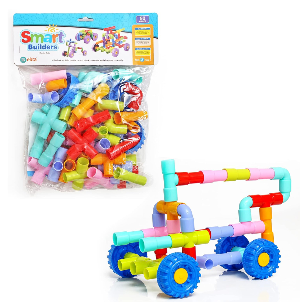 Smart Builders Basic Construction Set 50 pieces 