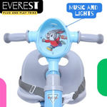 Fun Ride Kids Musical Tricycle with Seat Belt (music and light)