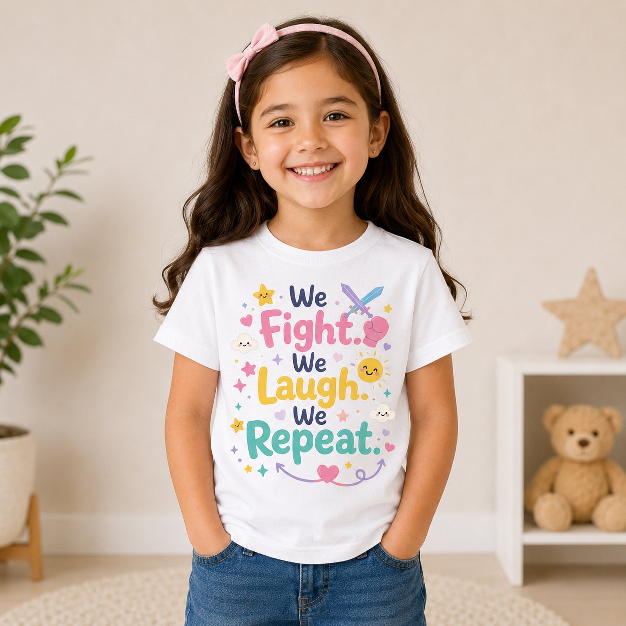funny sibling quote kids t-shirt