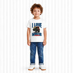 I Love Monster Trucks Graphic Printed T-shirt
