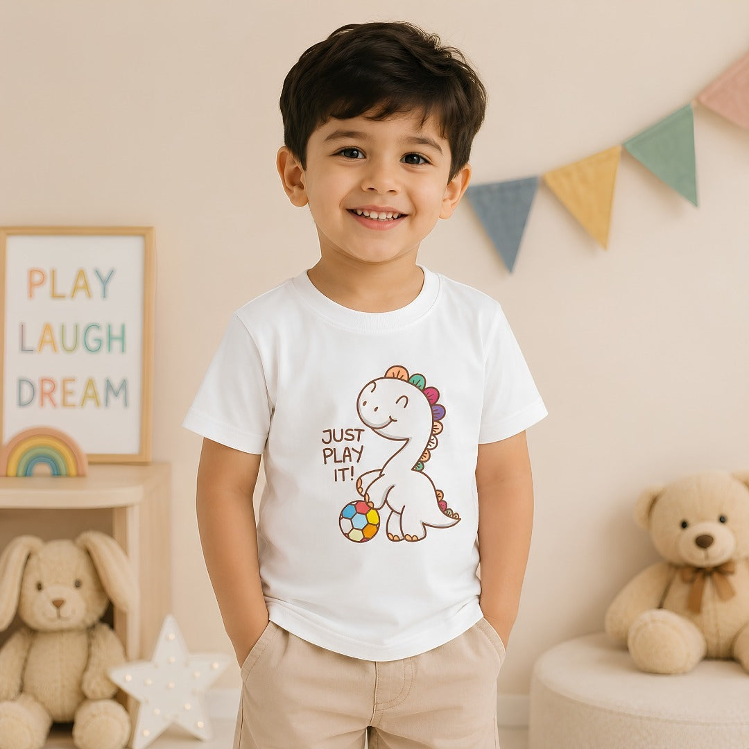 Just Play It Graphic Printed T-shirt