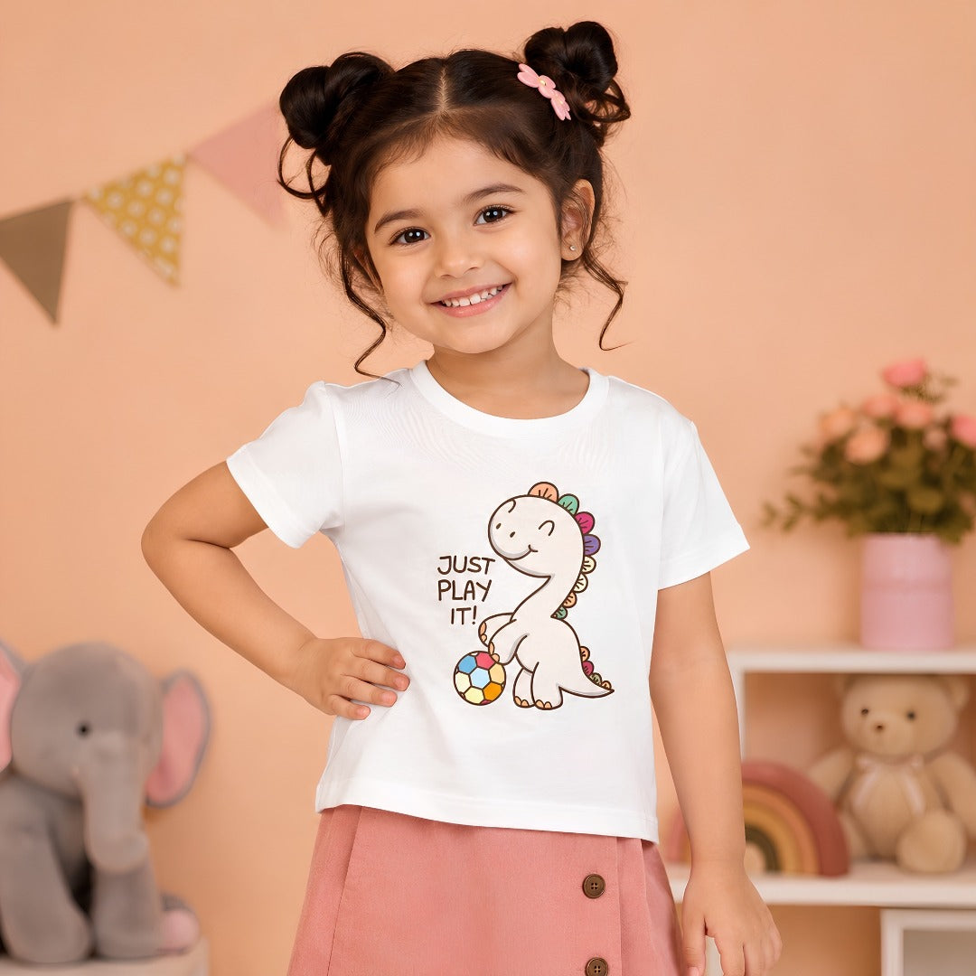 Just Play It Graphic Printed T-shirt