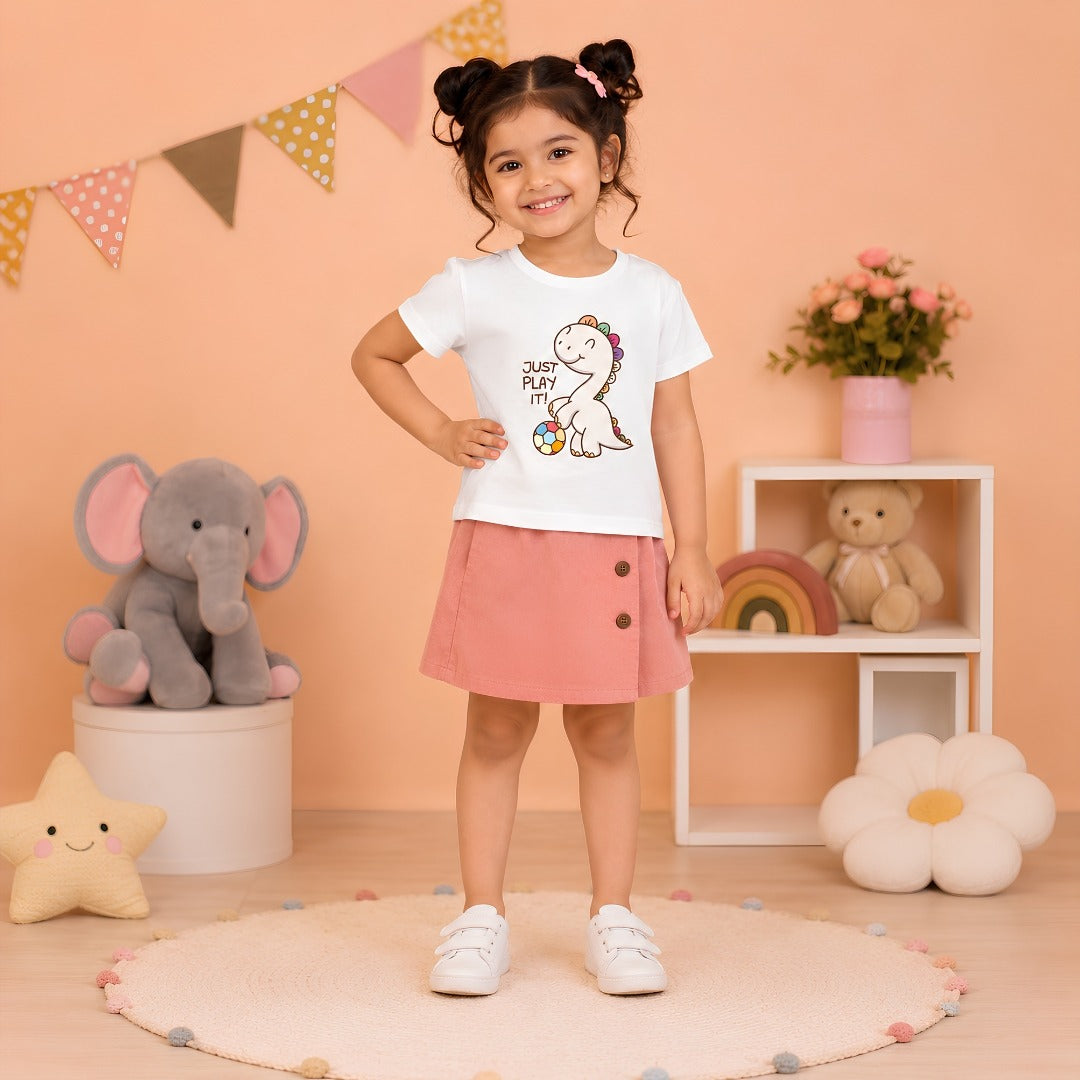 Just Play It Graphic Printed T-shirt