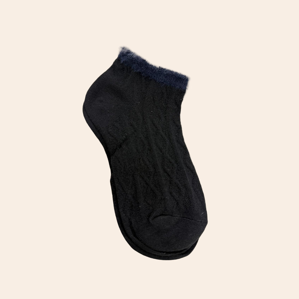 Kids Ankle Socks – Set of 5 Pairs | Soft Cotton Blend Socks for Boys & Girls (Age 4–8 Years)