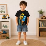 kids car printed t-shirt