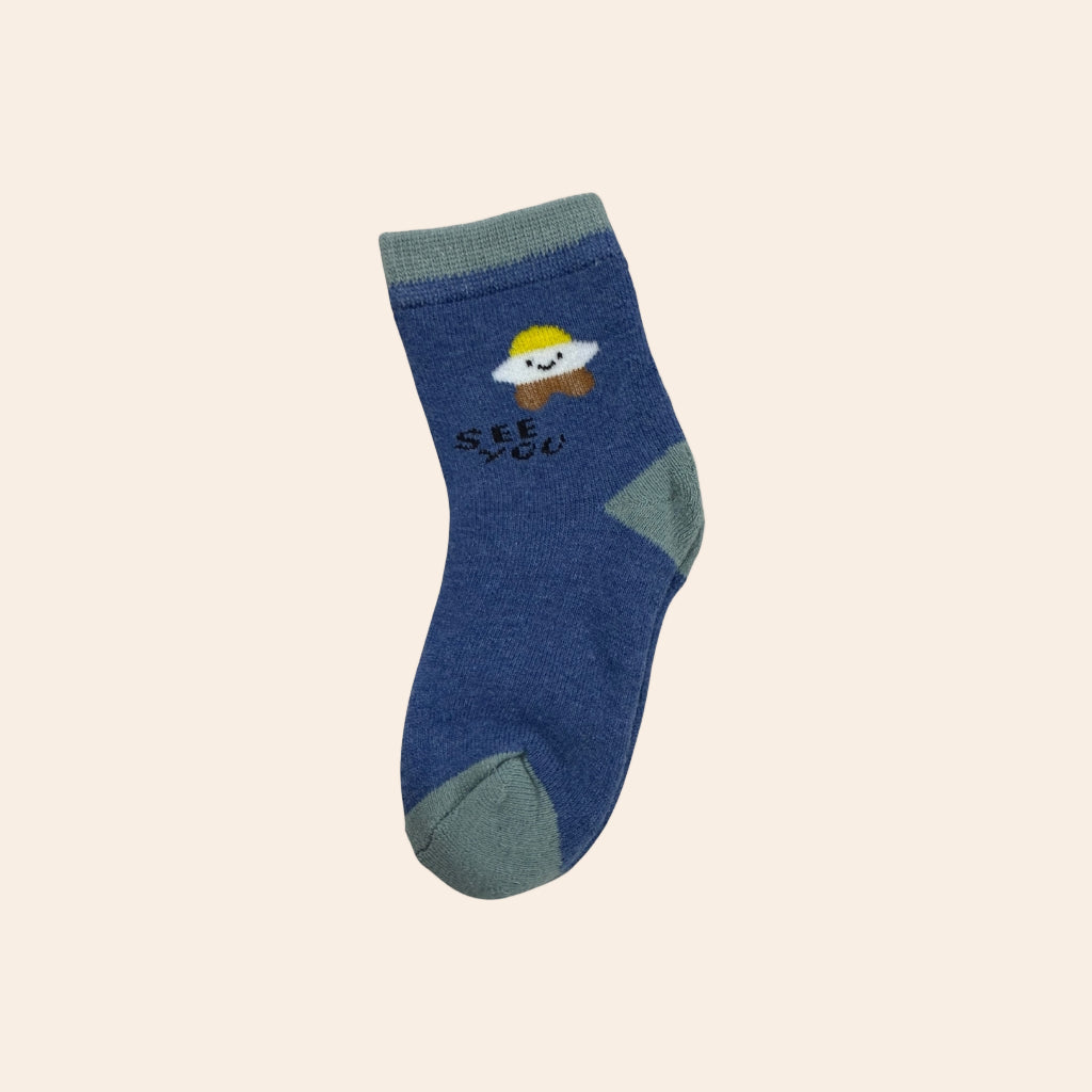 Kids Cartoon Ankle Socks – Set of 5 Pairs for Boys & Girls