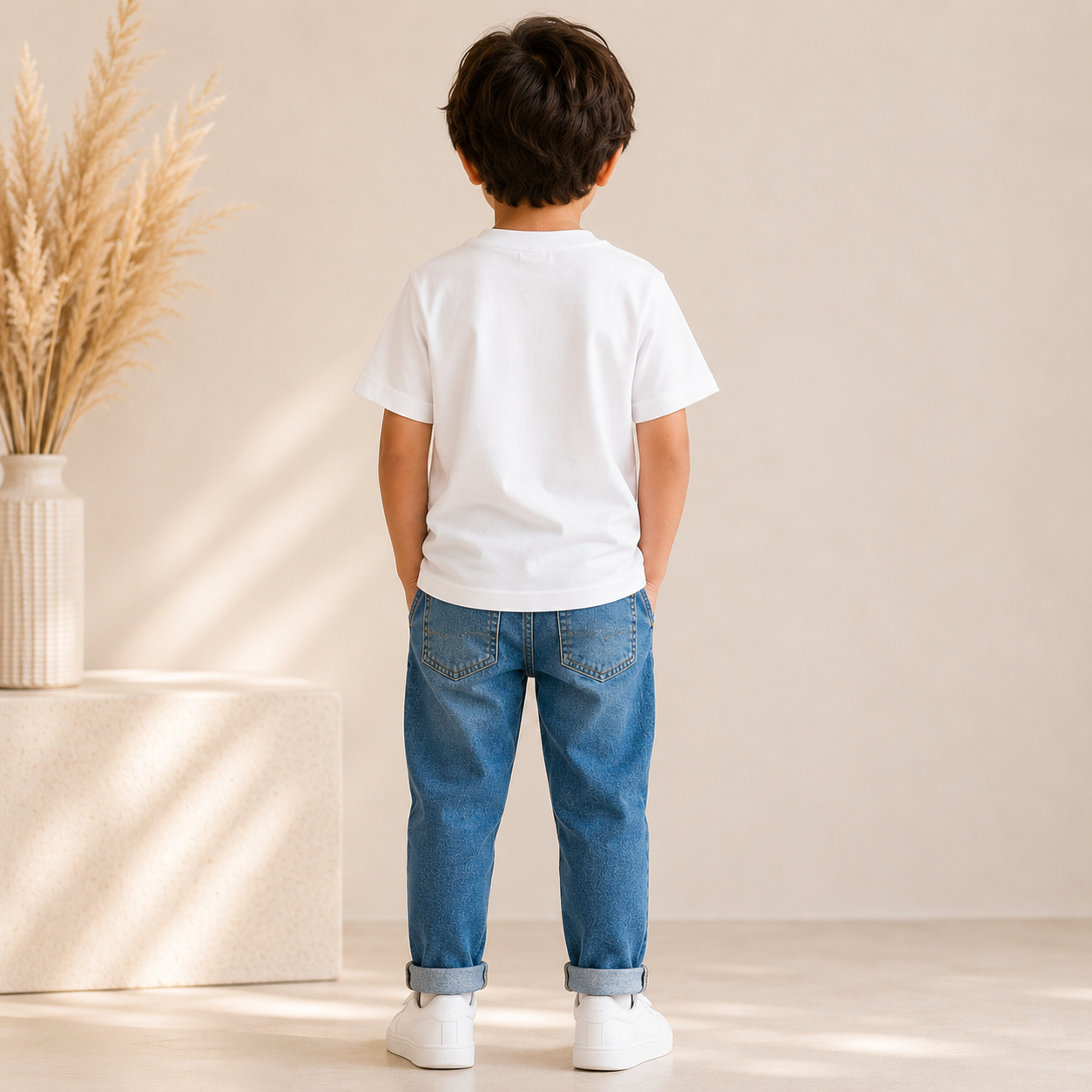 Future Cricketer Bat & Ball printed Kids T-Shirt | Soft & Comfortable Casual Wear | Age 1-10 Years | White/Black