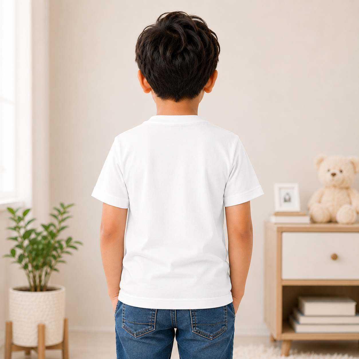 Little Brother Club Kids T-Shirt with Cool Cartoon Boy Print | Age 1-10 Years
