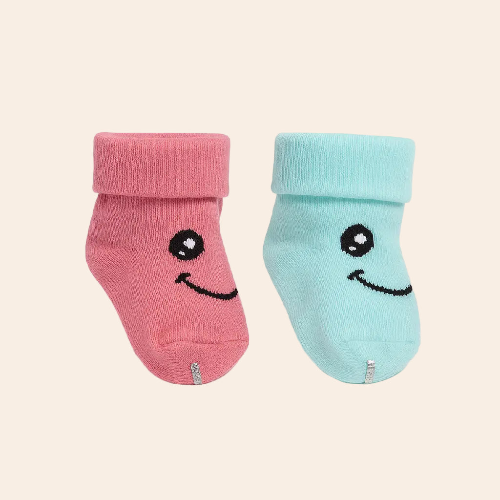 Magic Baby Socks – Pink & Mint (Pack of 2)