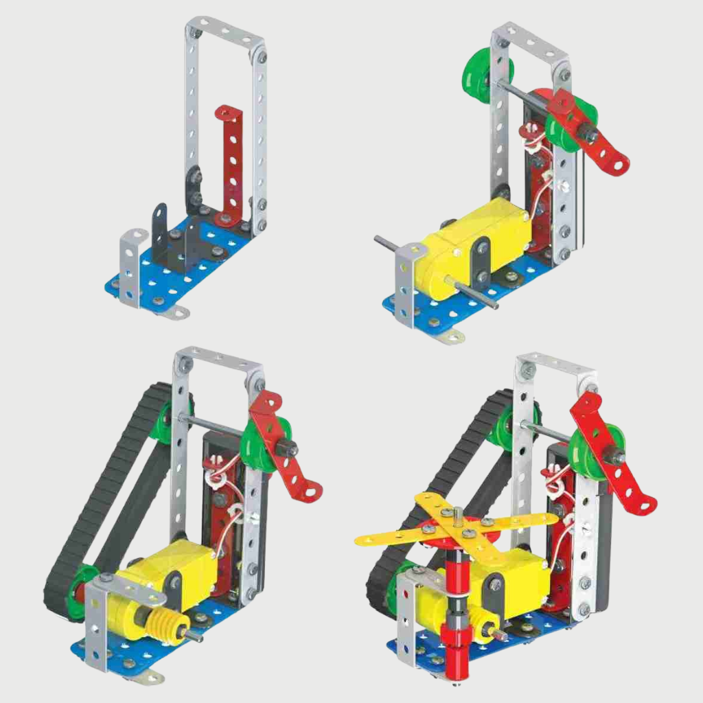 Zephyr Mechanix Robotix-2 Motorized STEM Engineering Set –  Construction Toy for Kids (8+ Years)