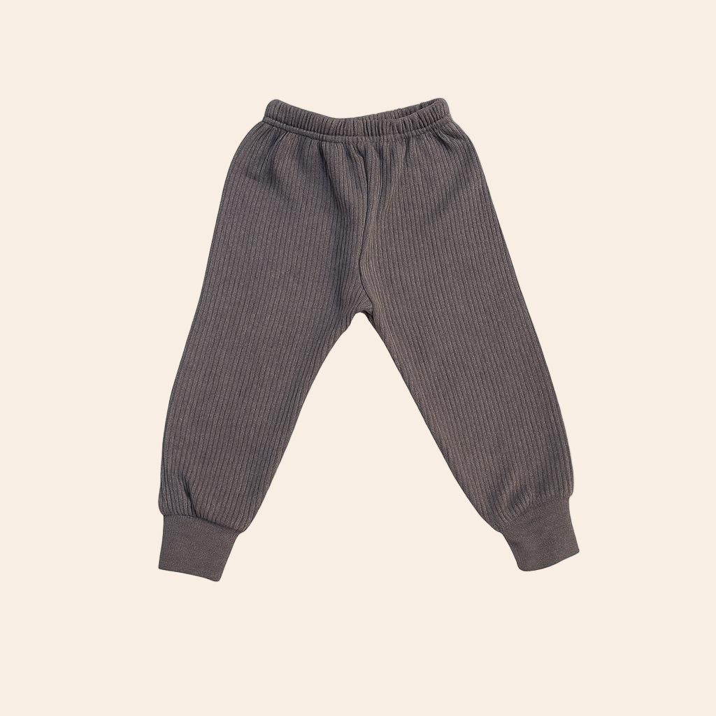 PC Cotton Thermal Wear for Kids  – Cozy Ribbed Top & Bottom