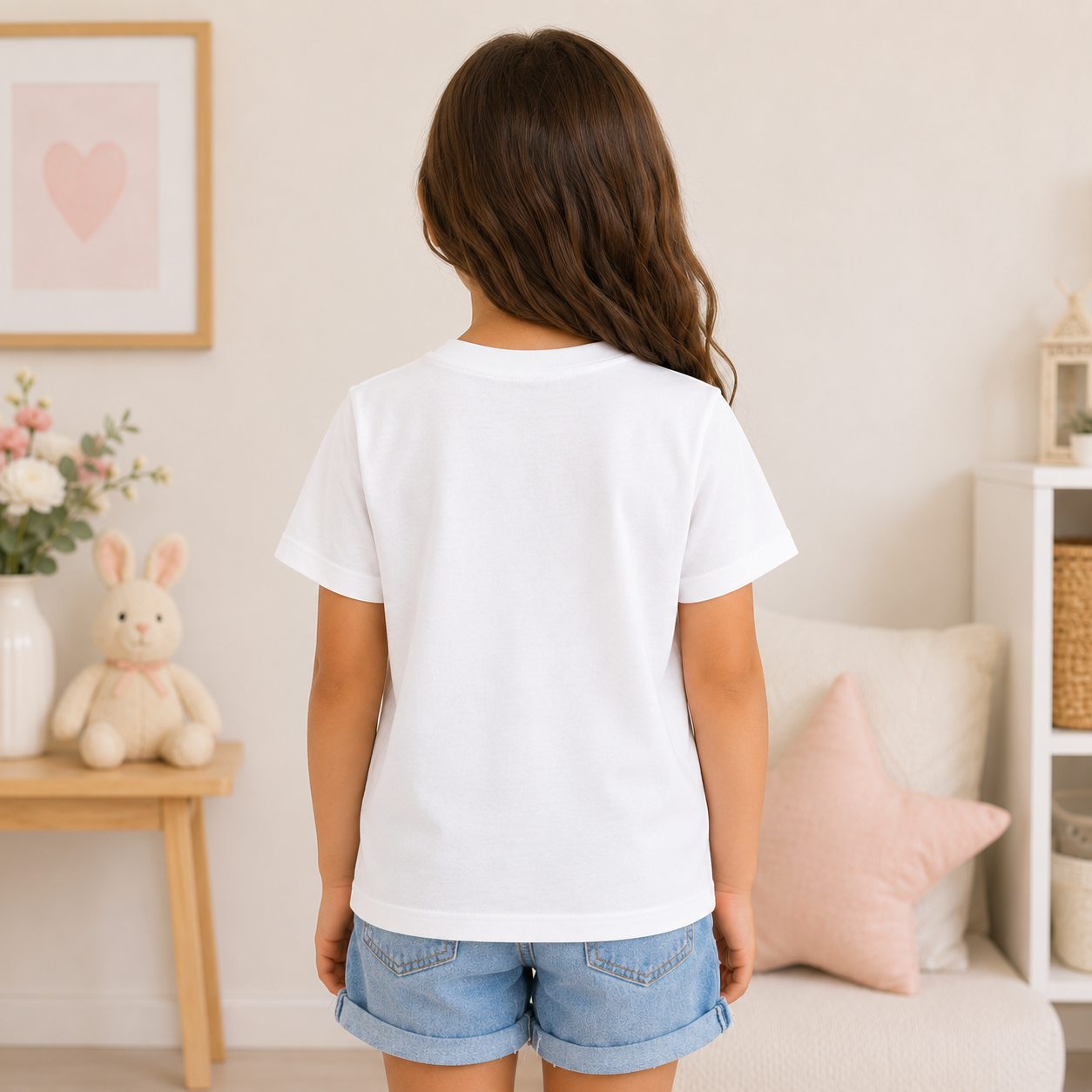 Mommy's Little Star Kids T-Shirt with Mother Daughter Print  | Age 1-10 Years