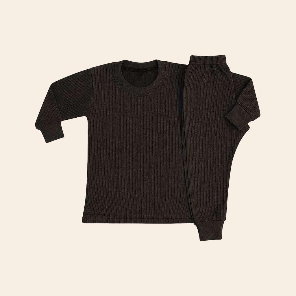  best pc cotton thermal wear for kids - black