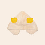 Cream Penguin Plush Baby Cap