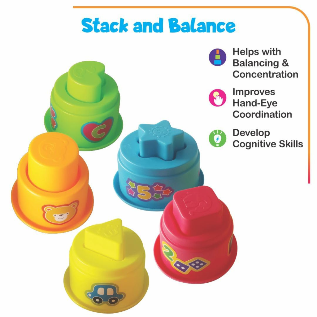 Toymate Play n Grow Toddler’s Learning Activity Set – 25 Pieces  Gift Set for Kids (12–36 Months)