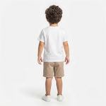 rock star guitar printed kids white t-shirt (Back)