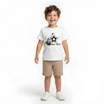 rock star guitar printed kids t-shirt