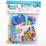 Smart Builders Basic Construction Set 50 pieces (simple and informative toy)
