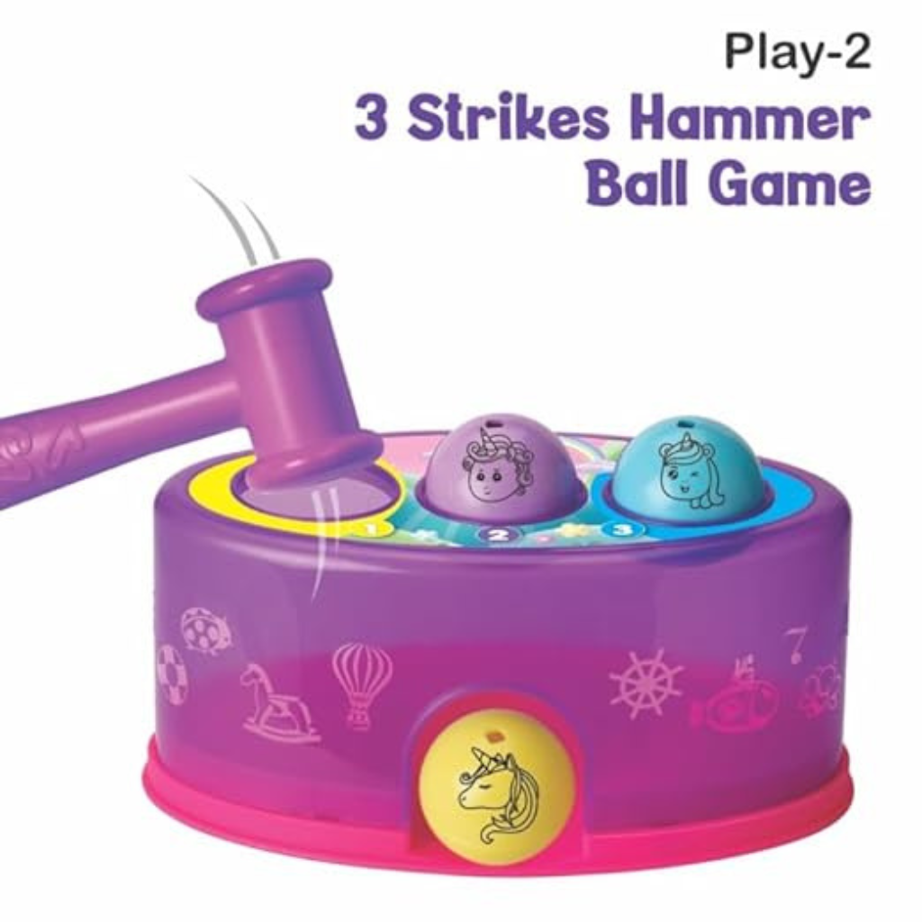 Toymate Unicorn Play Time Toddler Activity Gift Set – 24 Pieces Unicorn-Themed Learning Toy for Kids (12–36 Months)