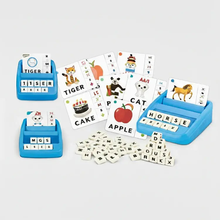 Word builder letter matching game