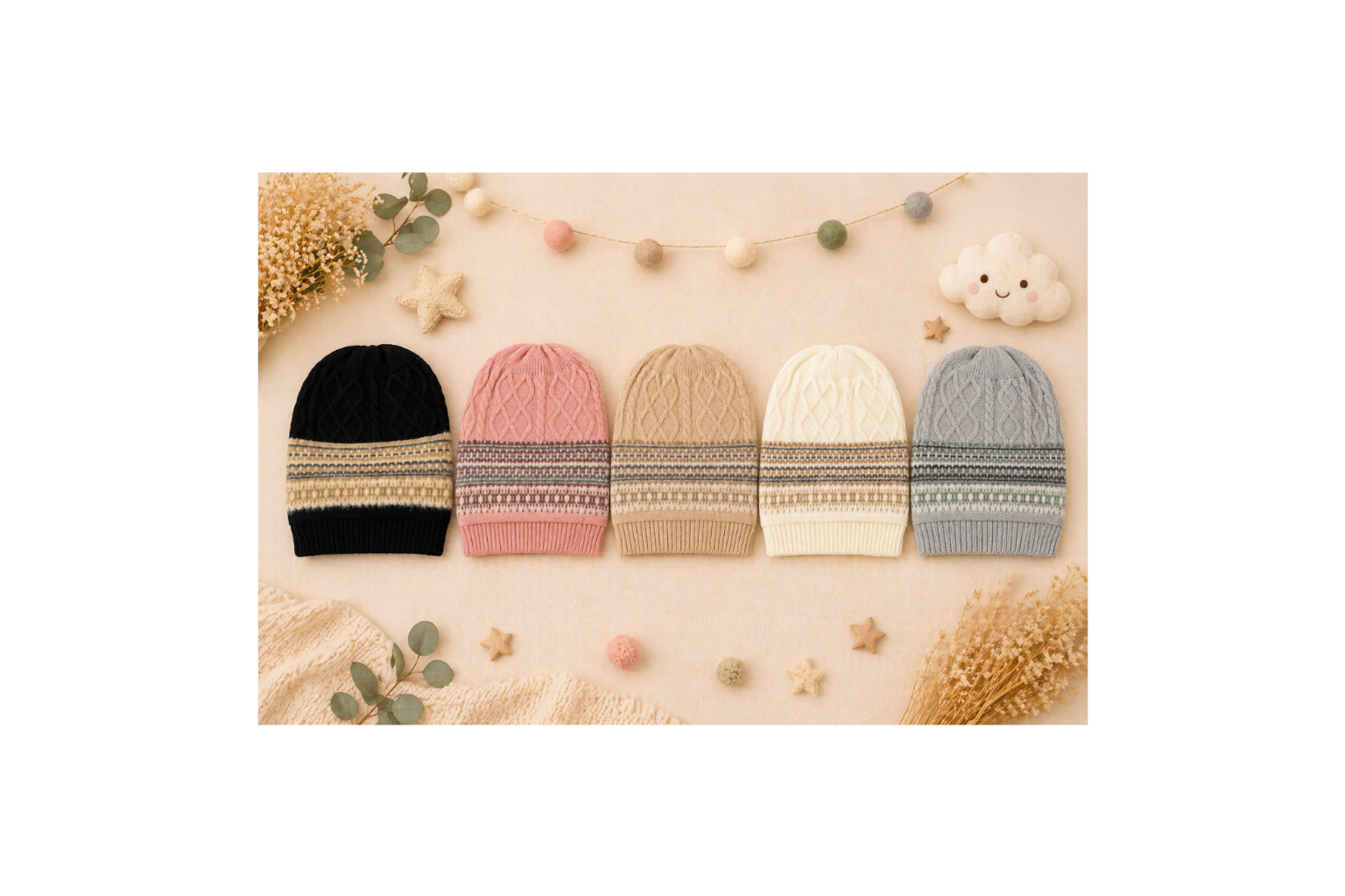 nordic pattern hats for kids online india